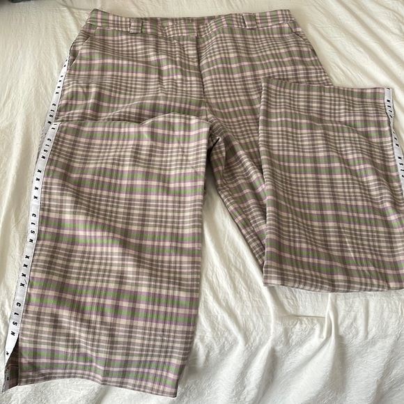 ***worn once*** plaid collusion pants - Picture 3 of 4